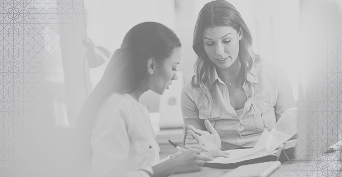 Business Development Manager | Two Women, Black and White Photograph 